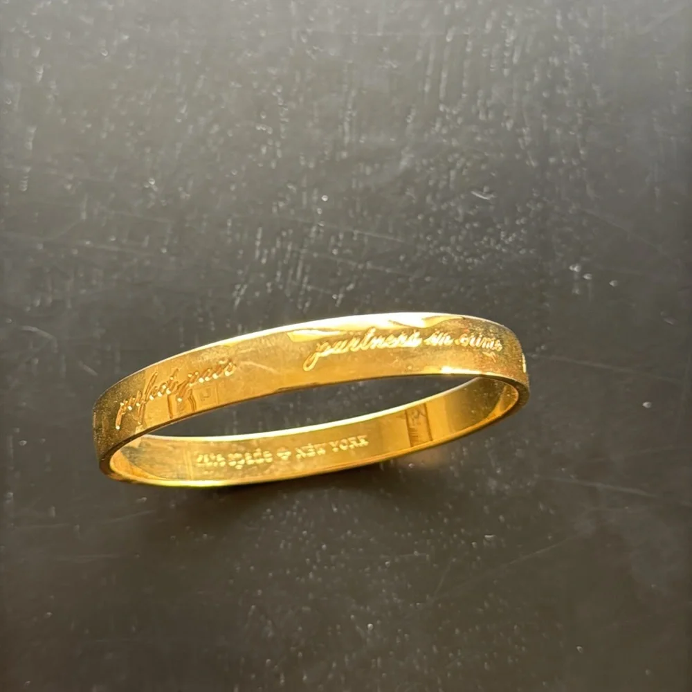 Kate Spade Gold Jewelry Best Friend Forever Bracelet - Picture 4 of 4